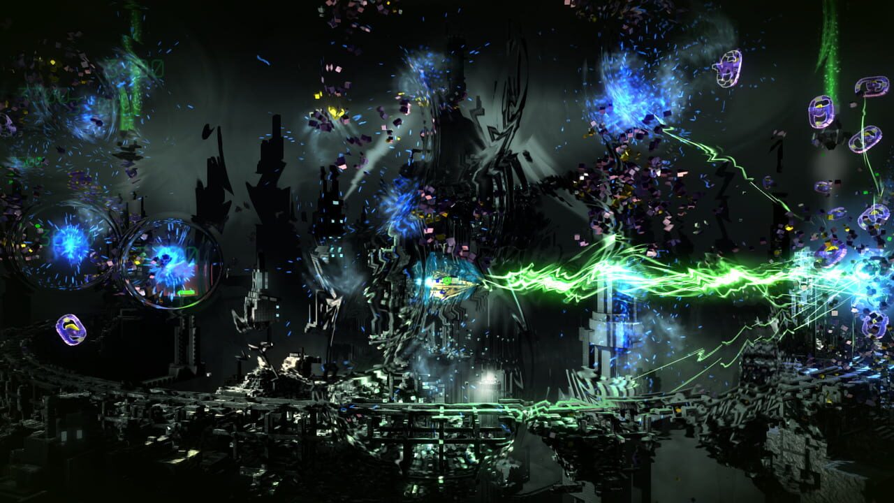 Resogun screenshot