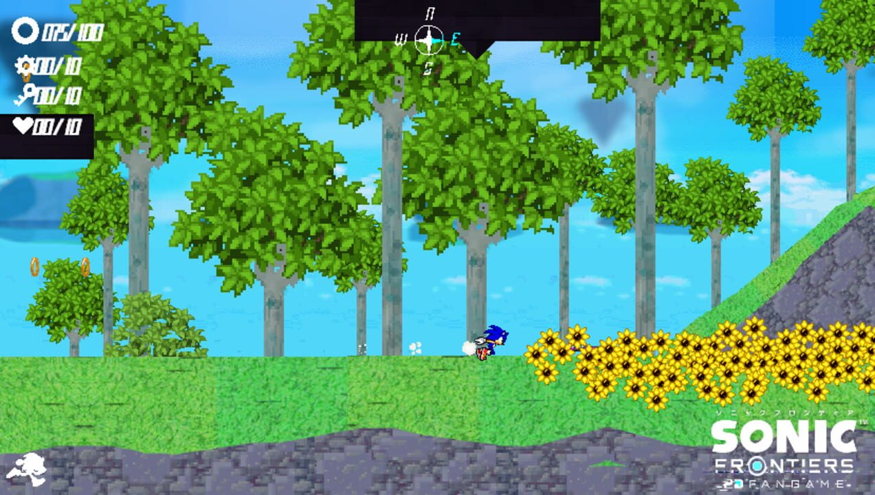 Sonic Frontiers 2D screenshot