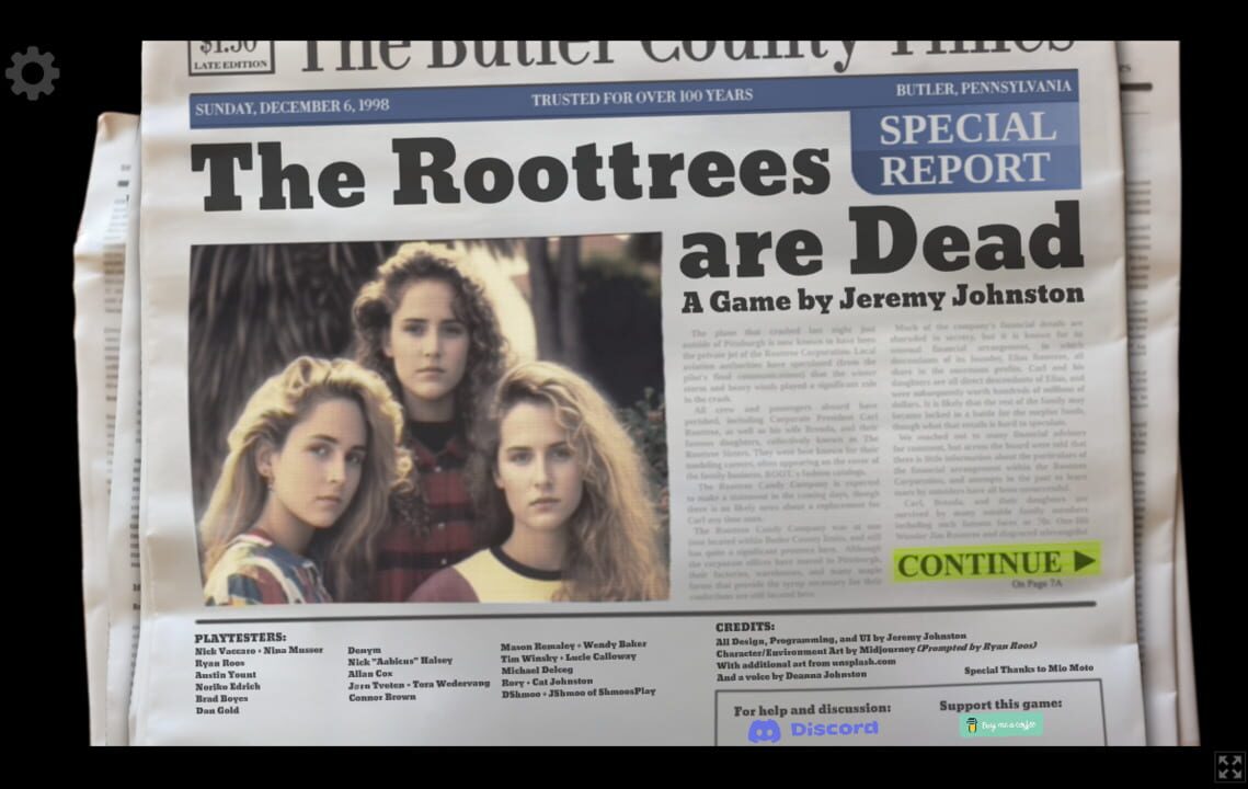 The Roottrees Are Dead screenshot