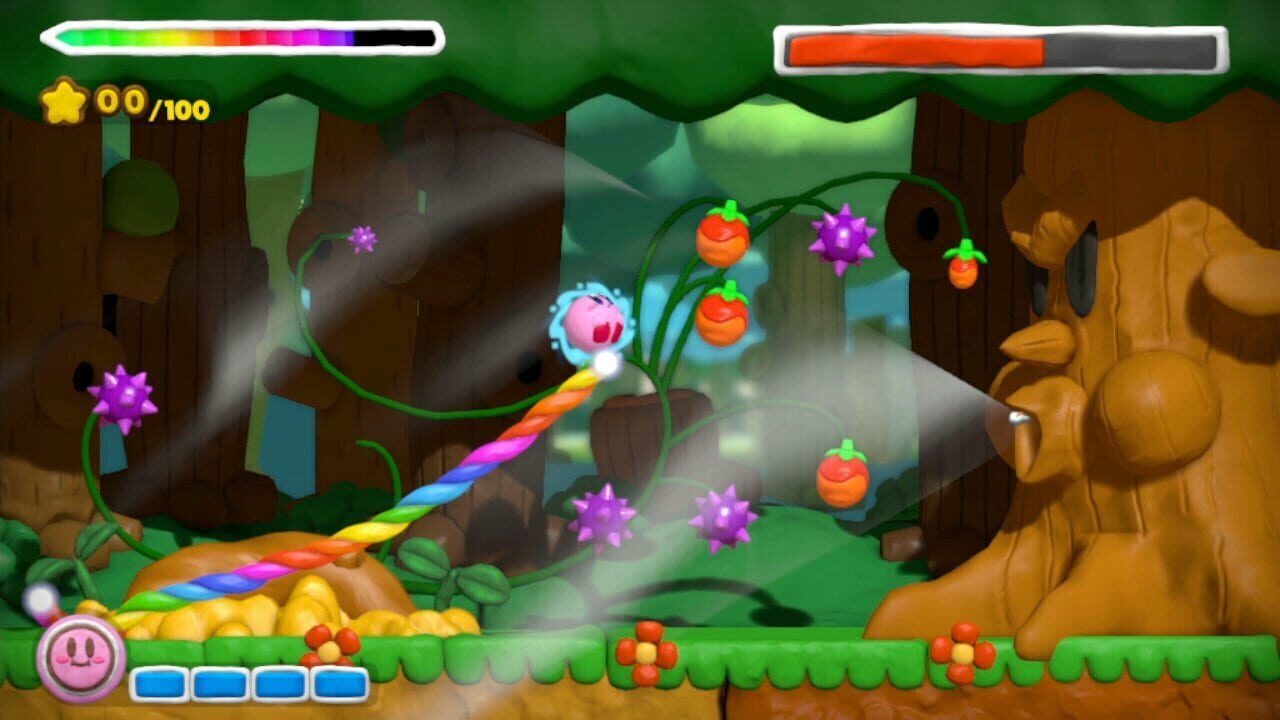 Kirby and the Rainbow Curse screenshot