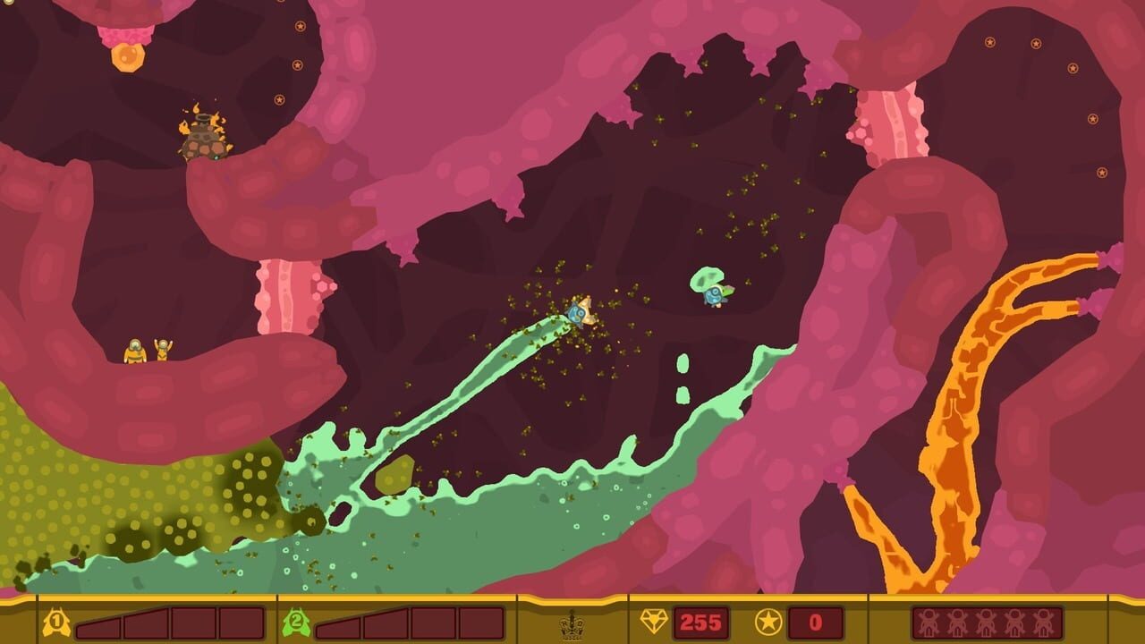 PixelJunk Shooter screenshot