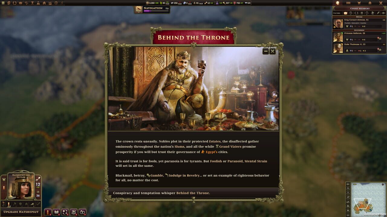 Old World: Behind the Throne screenshot